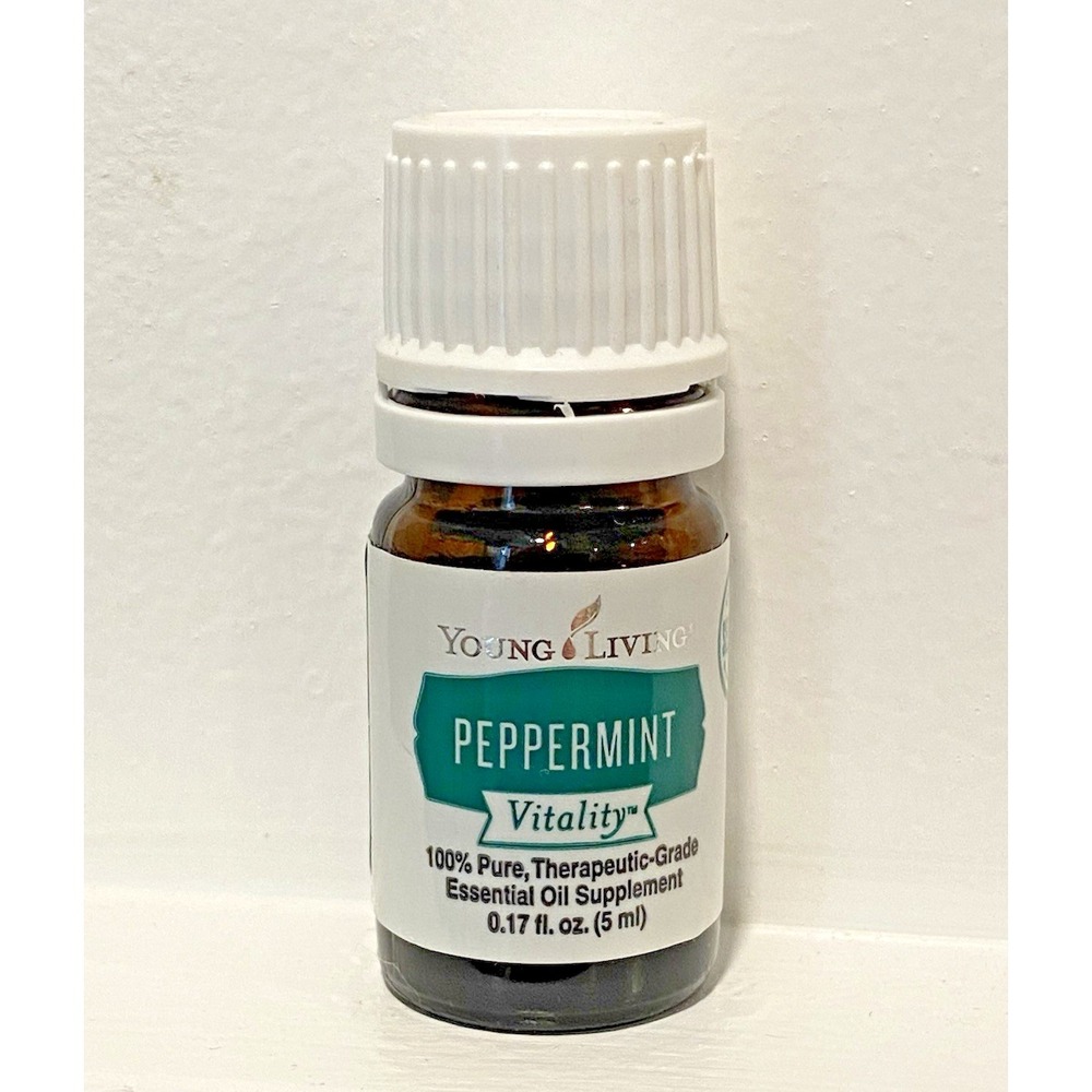 Young Living PEPPERMINT Vitality Essential Oil - 5ml - Pure Therapeutic Grade